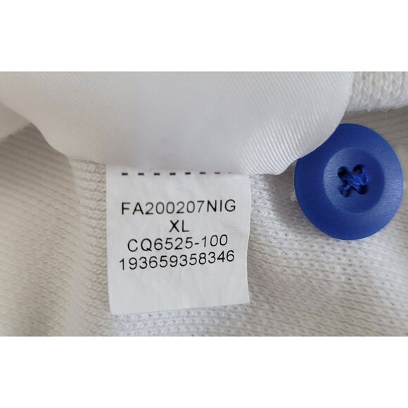 Air Jordon Mens XL University of Florida Gators White Blue Collar Polo Pre-Owned - Picture 10 of 11